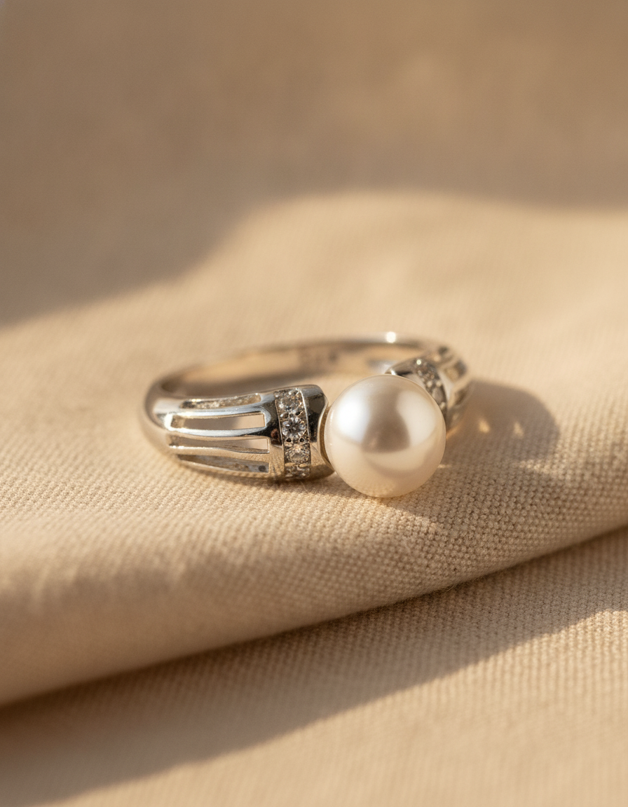 Blythe Pearl Cocktail Ring