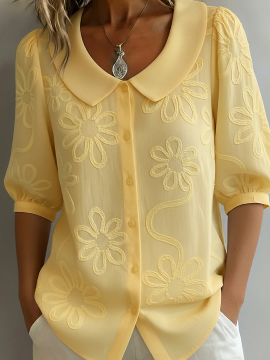 Loretta blouse in yellow