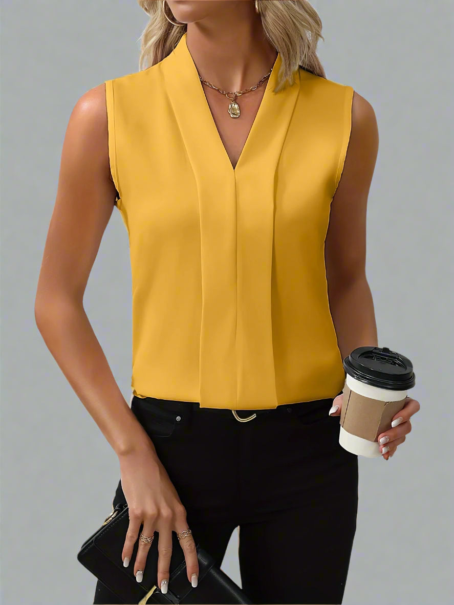 Rosalie blouse in yellow