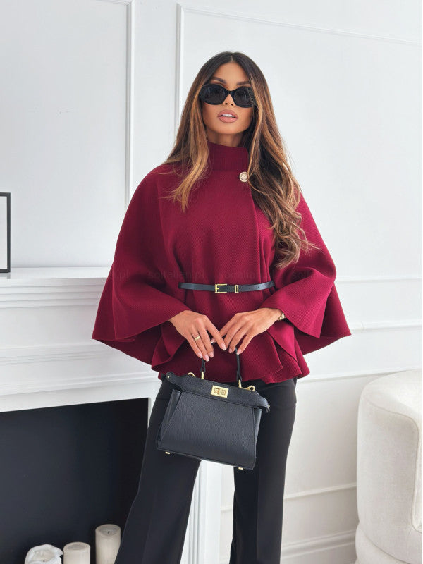 Leona Belted Butterfly Sleeve Jacket