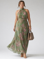 Tamsin | Gathered Floral Maxi Dress