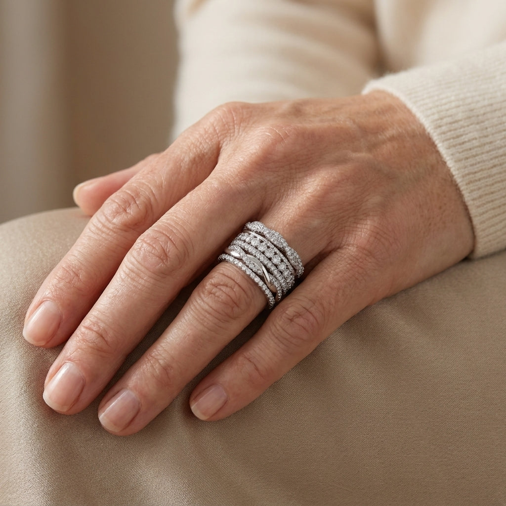 Honor Layered Statement Ring