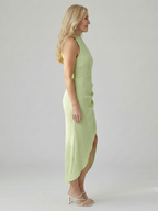Esme | Textured Halter Midi Dress