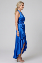 Cassia | Draped Wrap Midi Dress