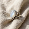 Marlowe Moonlit Scroll Ring