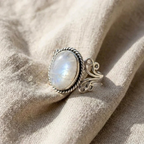 Marlowe Moonlit Scroll Ring