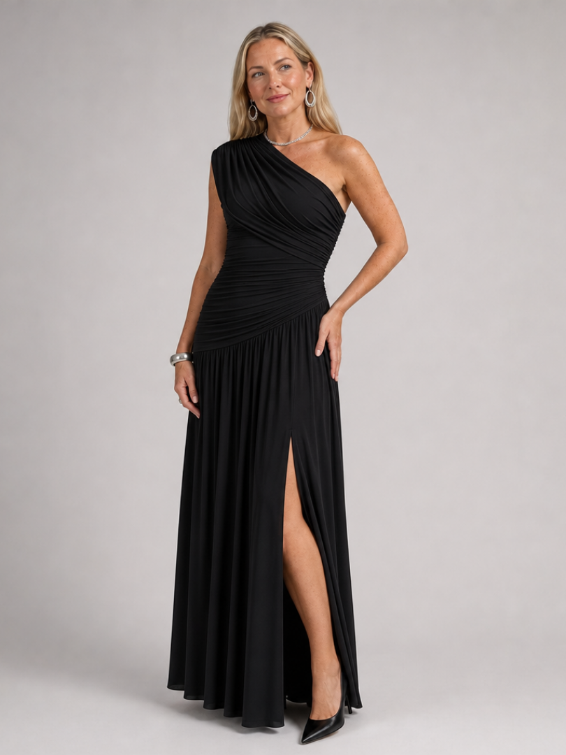 Ursula | Slit-Front Maxi Dress