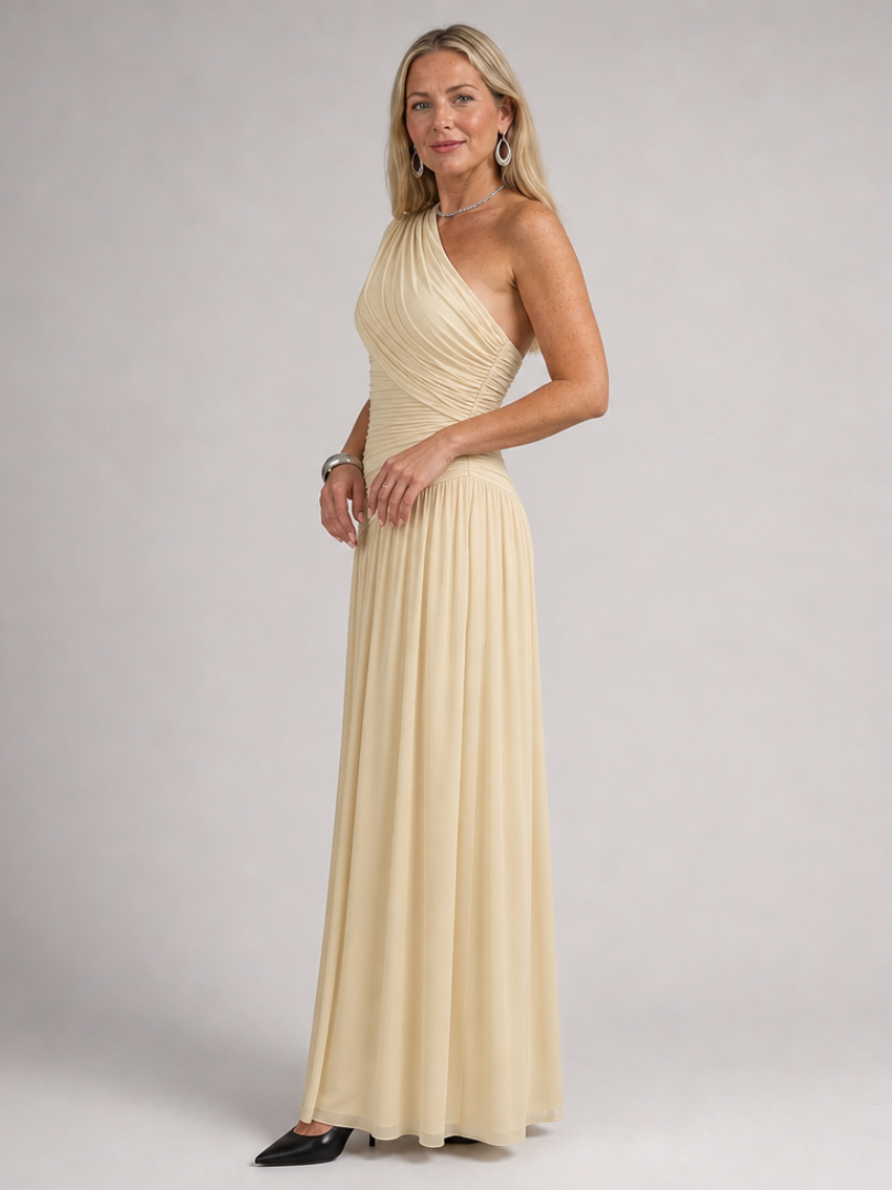 Ursula | Slit-Front Maxi Dress