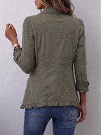 Rosalind | Floral Embroidered Utility Jacket