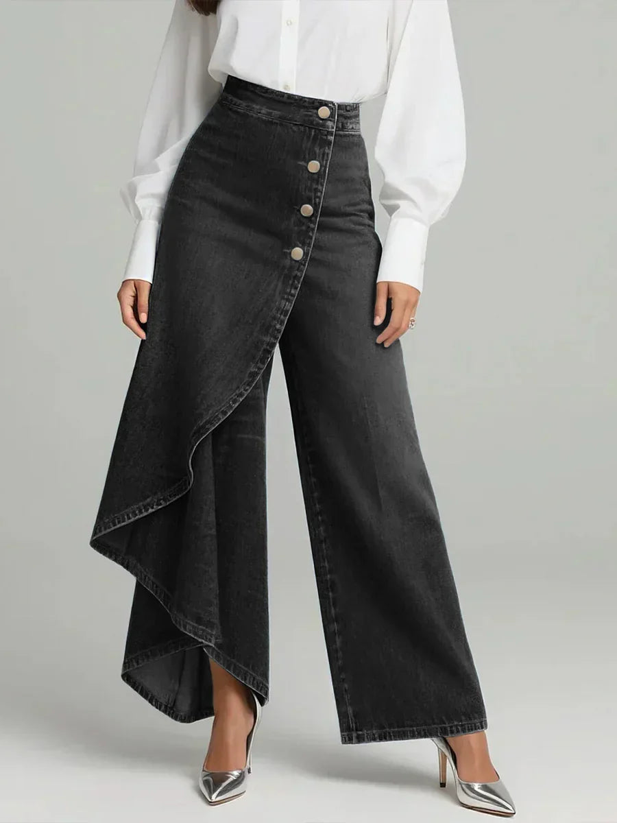 Zara High-Waisted Wide-Leg Jeans