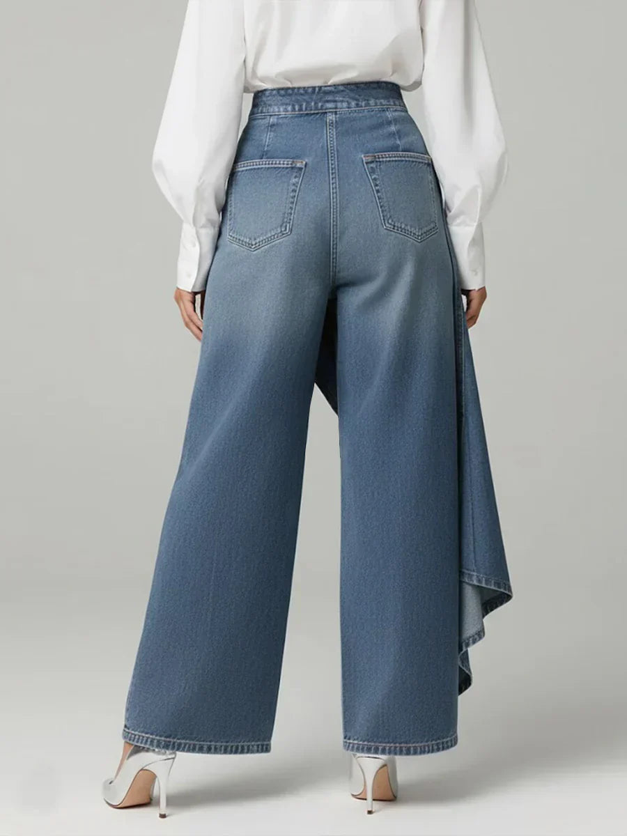 Zara High-Waisted Wide-Leg Jeans