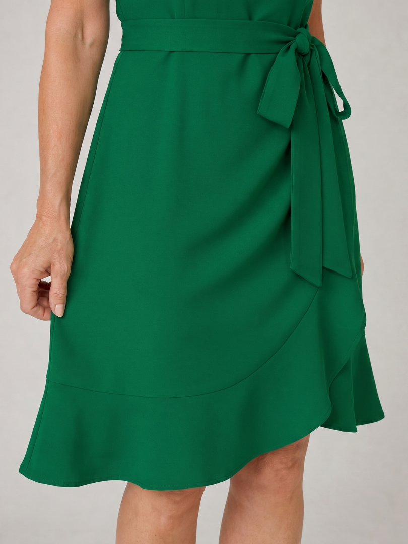 Katarina | Ruffled Wrap Dress