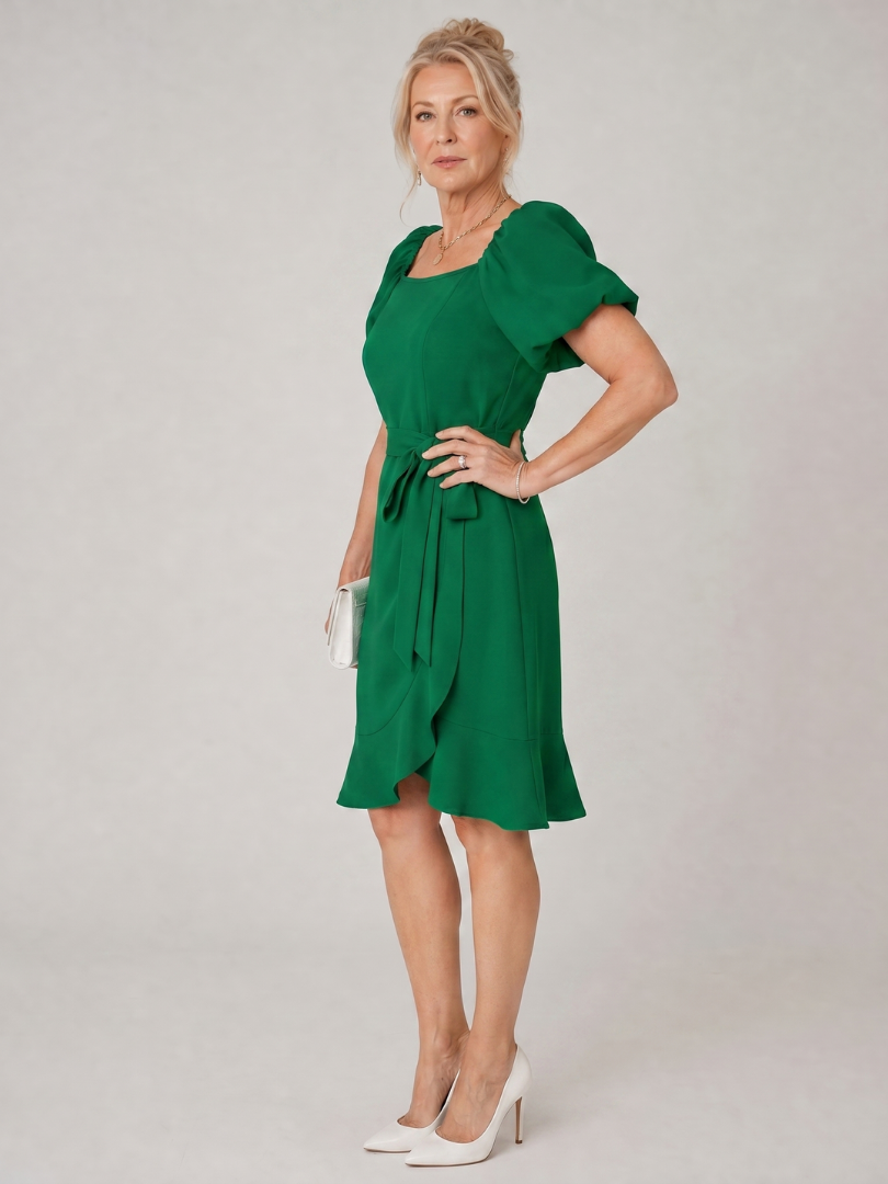 Katarina | Ruffled Wrap Dress