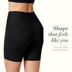 Sloane shaper shorts in black, back view