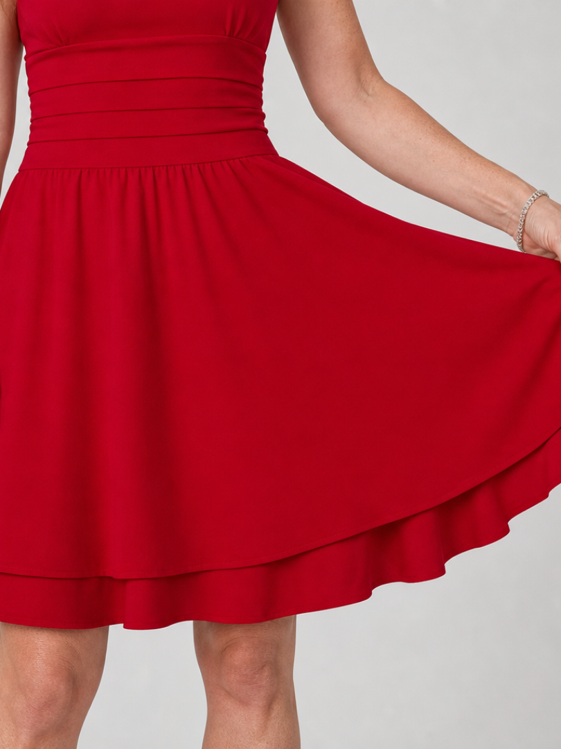 Lenora | Fitted Flare Mini Dress