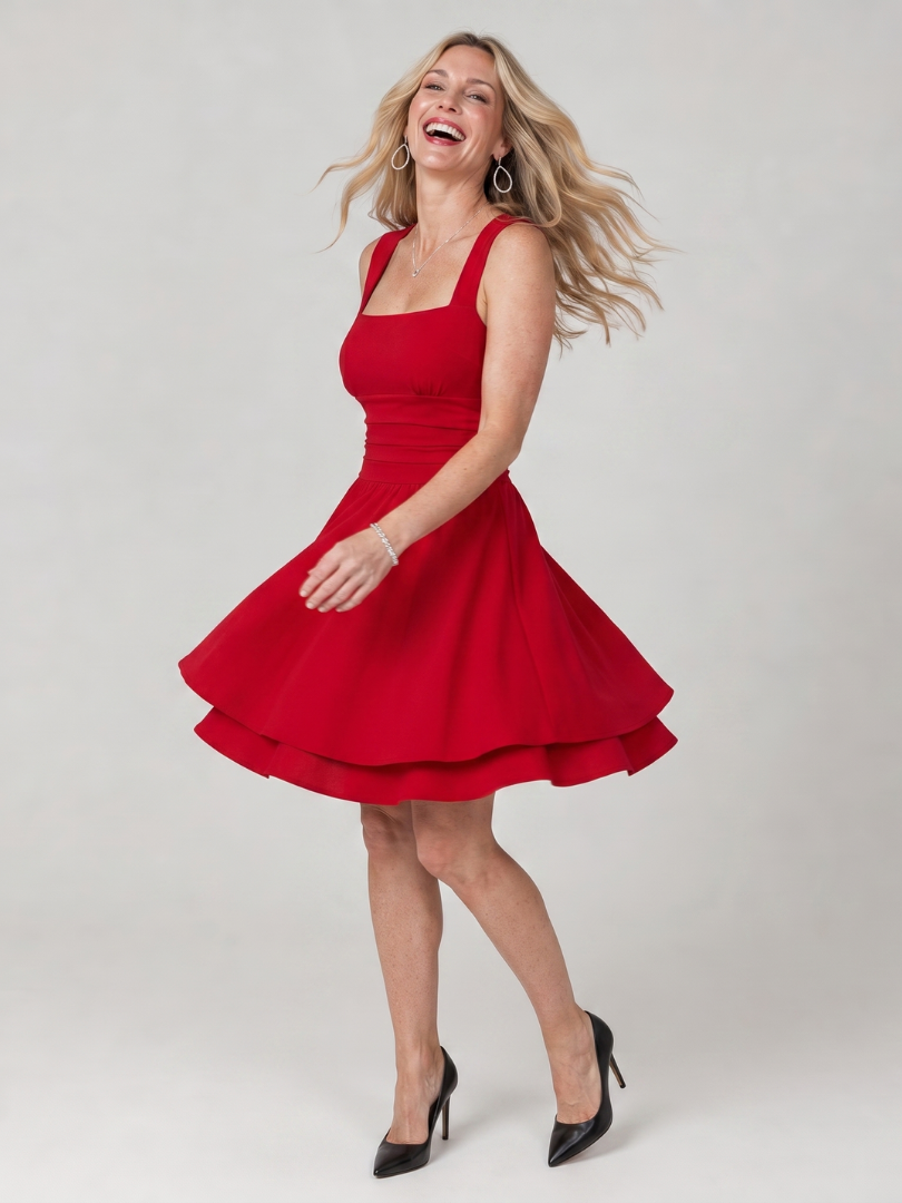 Lenora | Fitted Flare Mini Dress