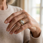 Meadow Sapphire Cocktail Ring lifestyle