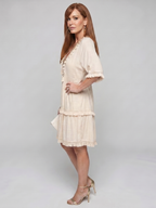 Josie | Embroidered Tiered Mini Dress